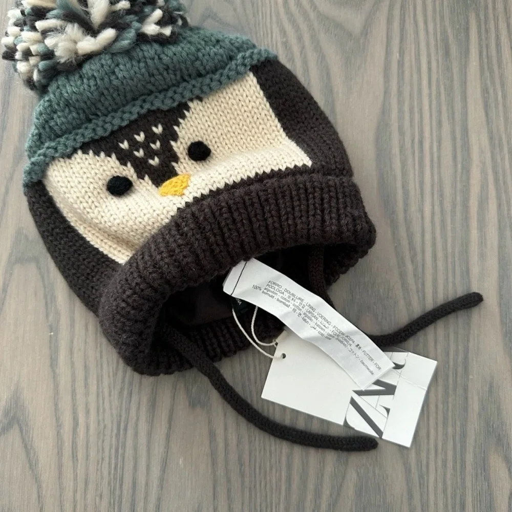 ZARA TODDLER GIRL PENGUIN HAT